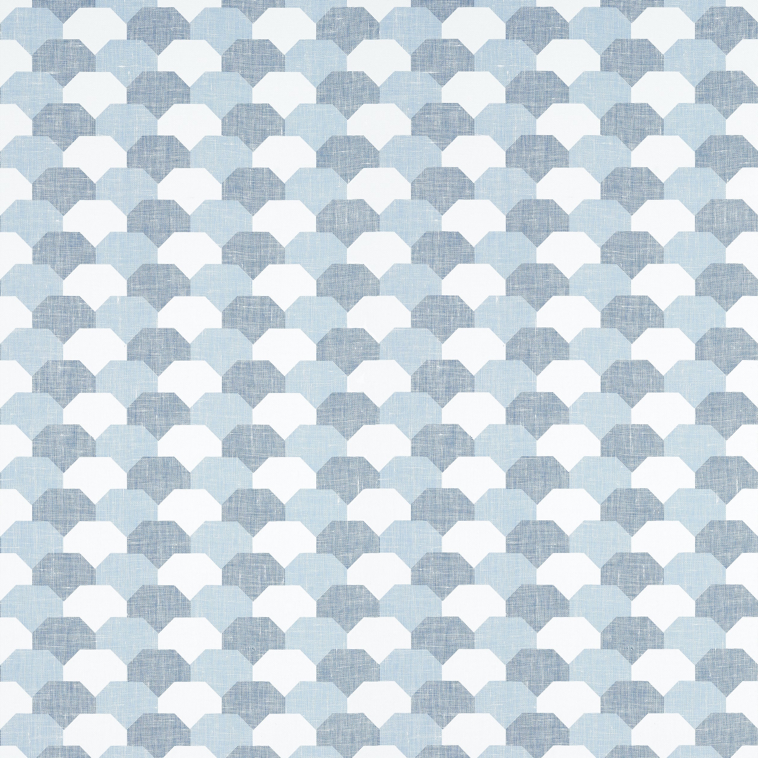 HIDDEN HILLS - Navy and White