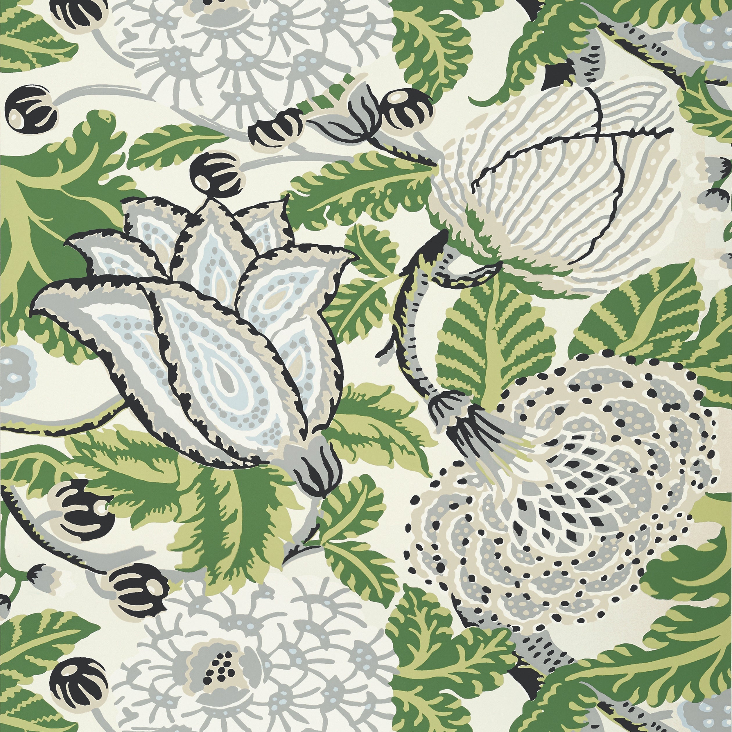 MITFORD - Green and White