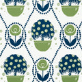 RENE - Navy and Green