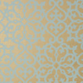 ALLISON - Aqua on Metallic Gold