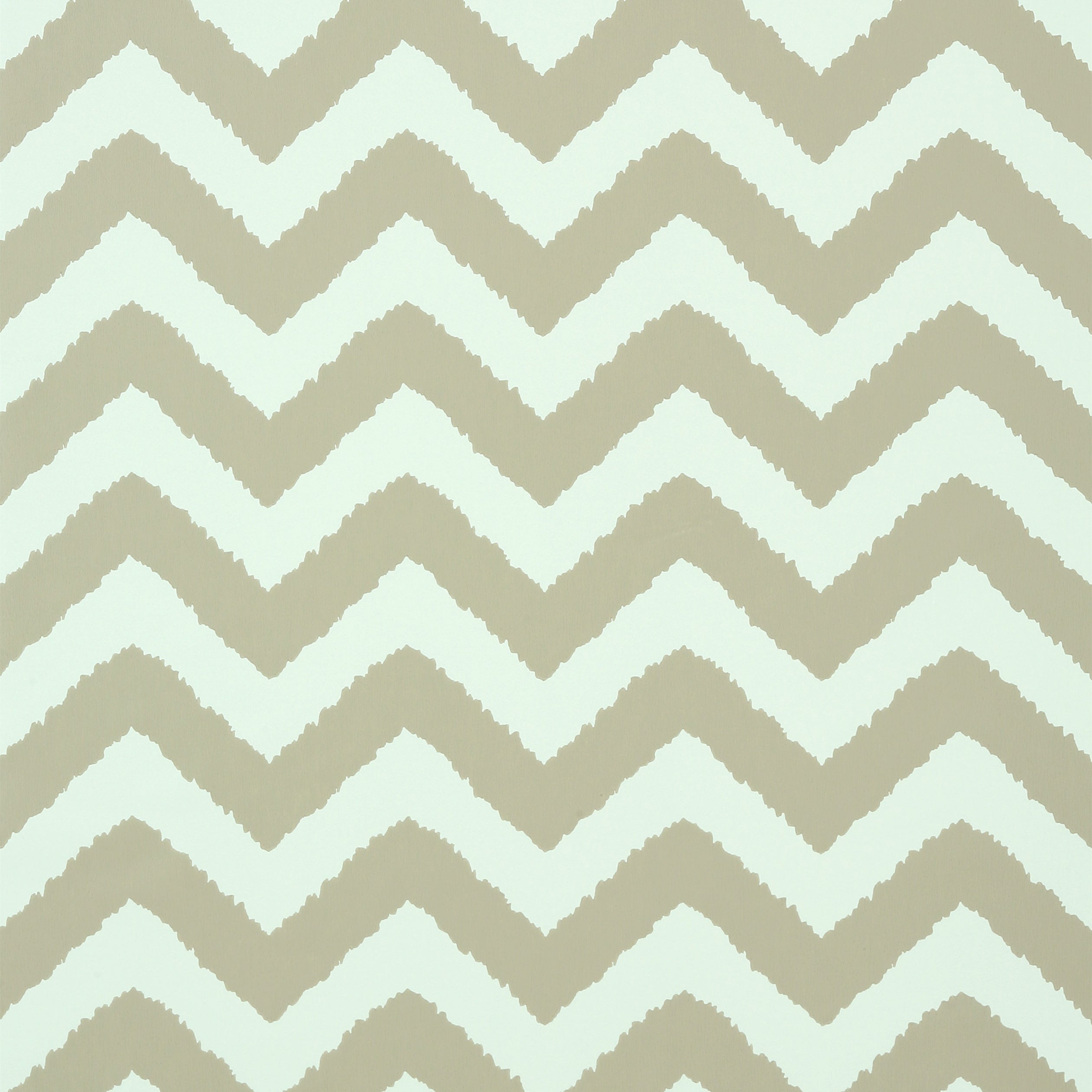 WIDENOR CHEVRON - Taupe on Aqua