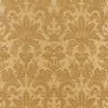 WEST INDIES DAMASK - Metallic Gold on Camel
