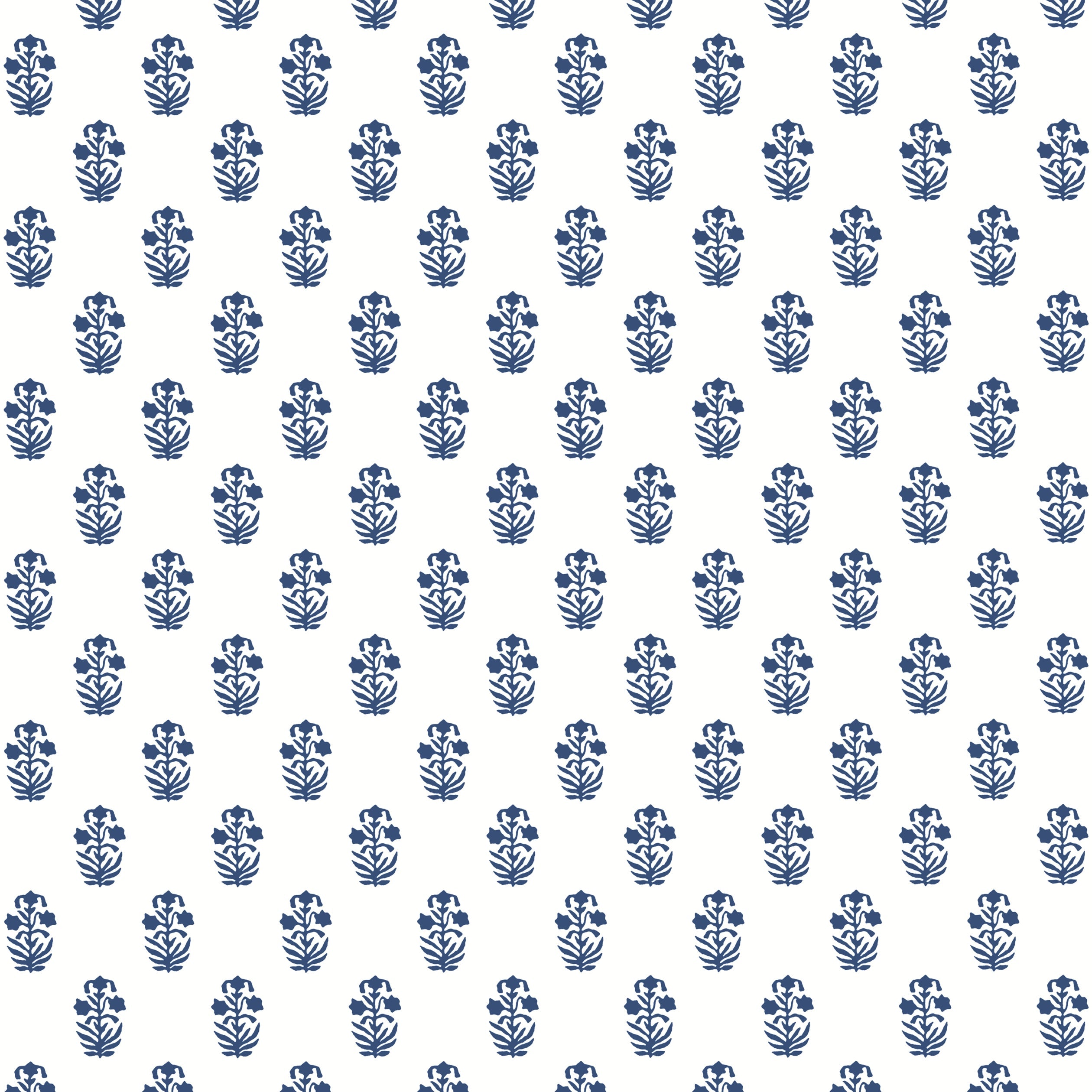 CORWIN - Navy on White