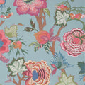 INDIENNE JACOBEAN - Raspberry and Teal