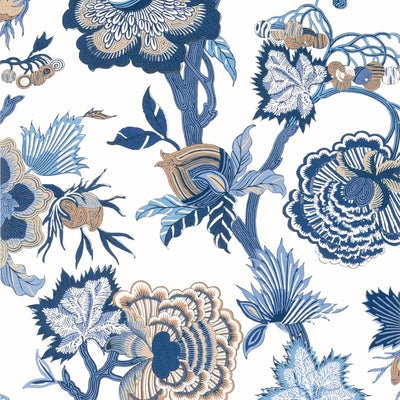 INDIENNE JACOBEAN - Blue and White