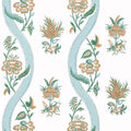 RIBBON FLORAL - Seaglass and Gold
