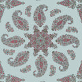 EAST INDIA - Raspberry and Teal