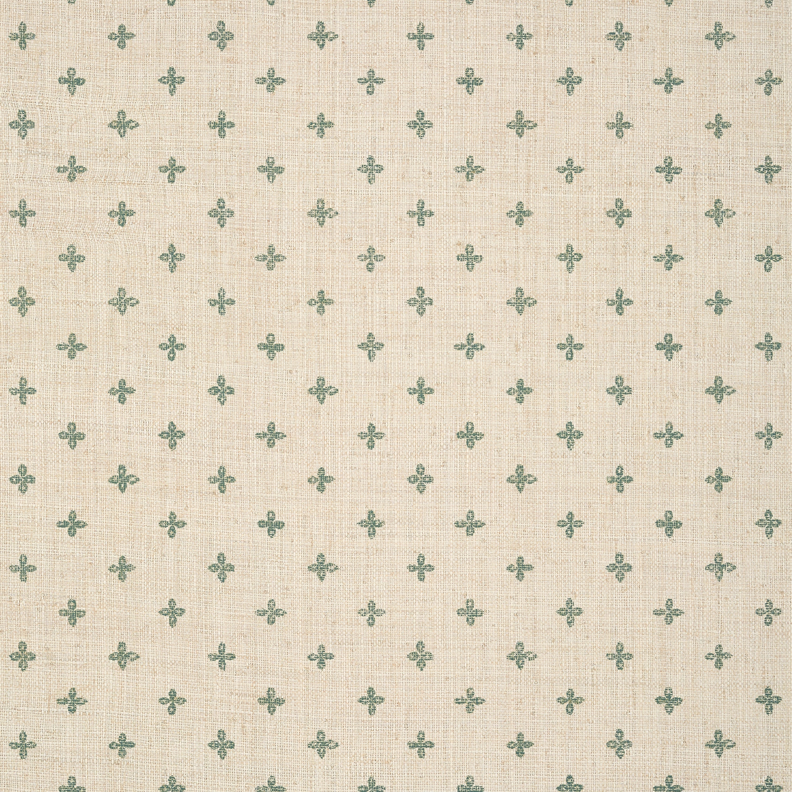 BETHANY - Green on Off White