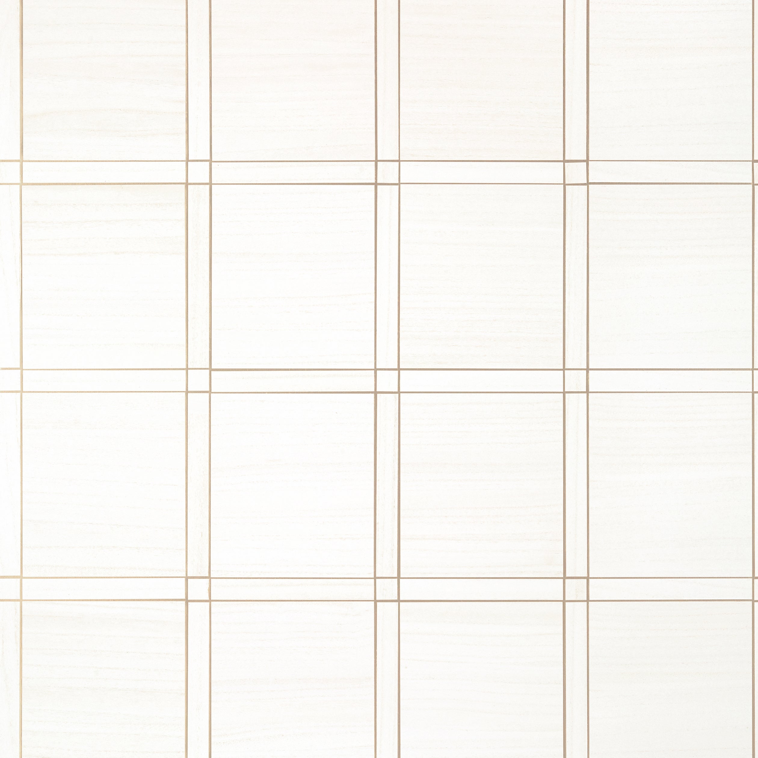 WOOD PANEL - White and Metallic Pewter