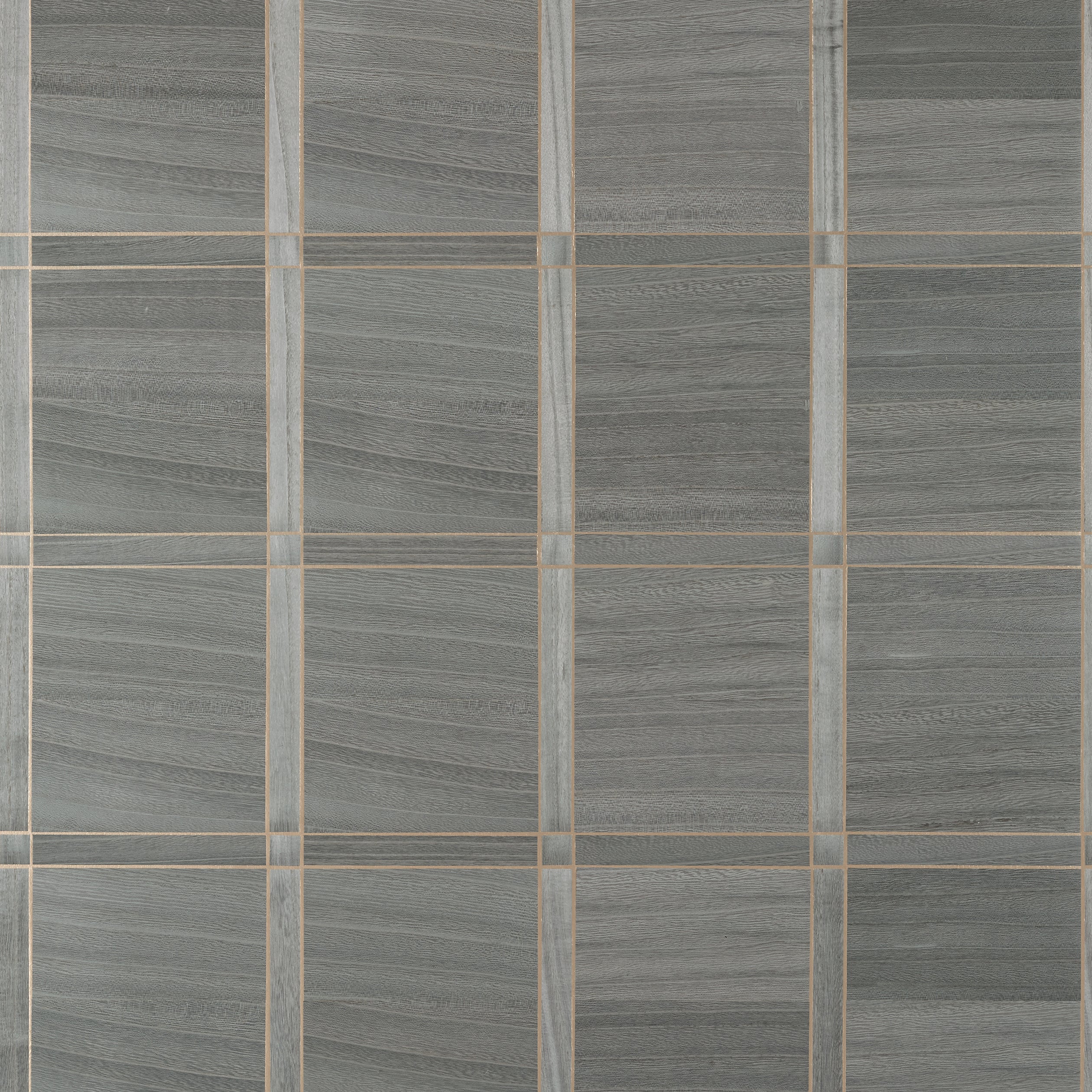 WOOD PANEL - Charcoal and Metallic Gold