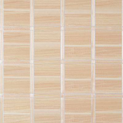 WOOD PANEL - Natural and Metallic Silver