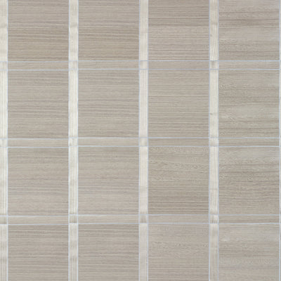 WOOD PANEL - Taupe and Metallic Silver