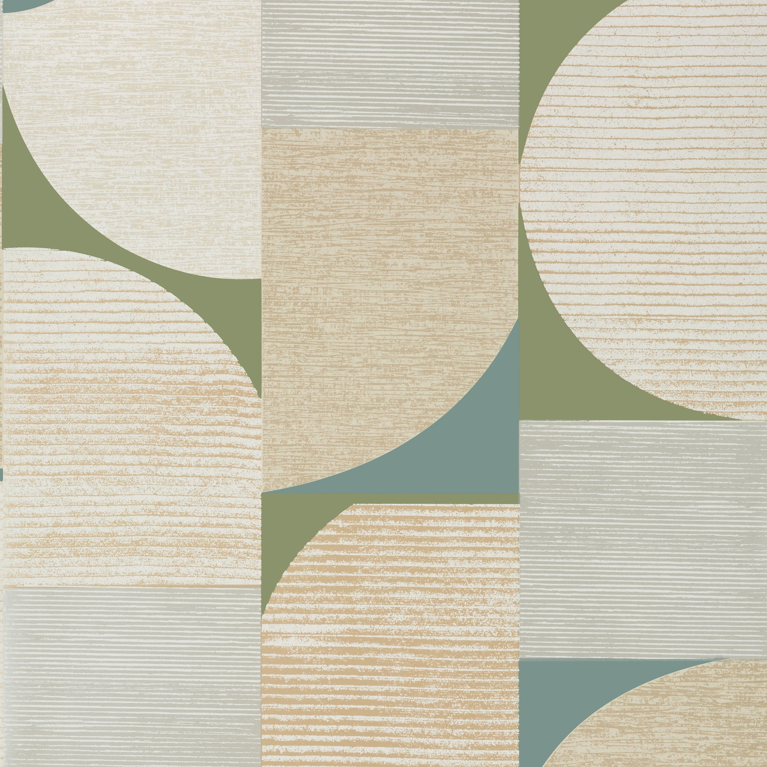 SATURN - Metallic Gold and Moss