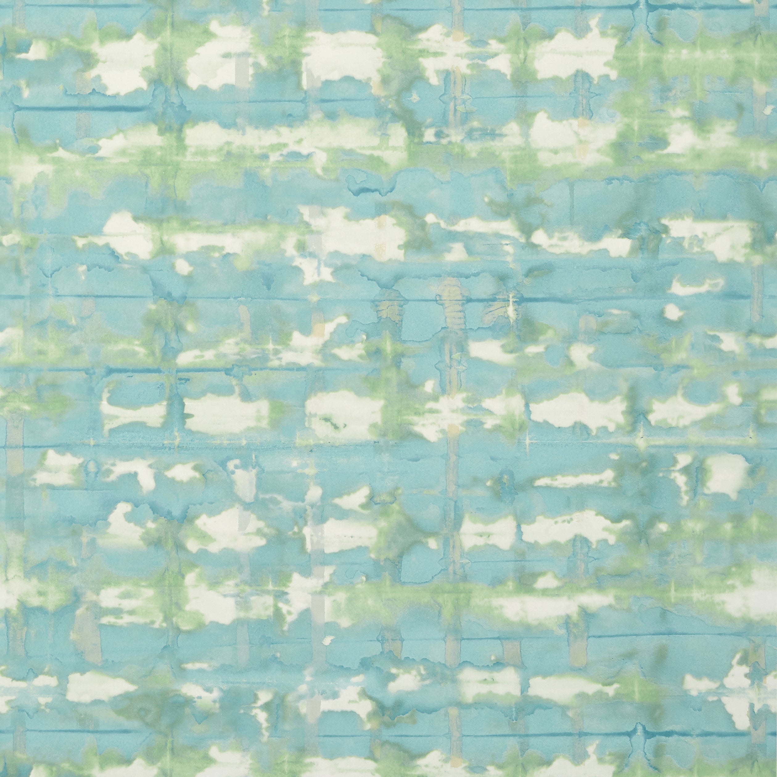 ILLUSION - Teal and Green