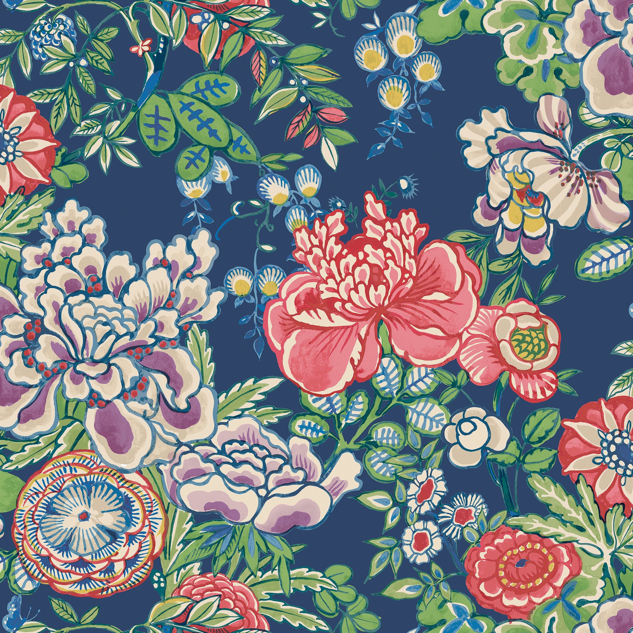 PEONY GARDEN - Navy