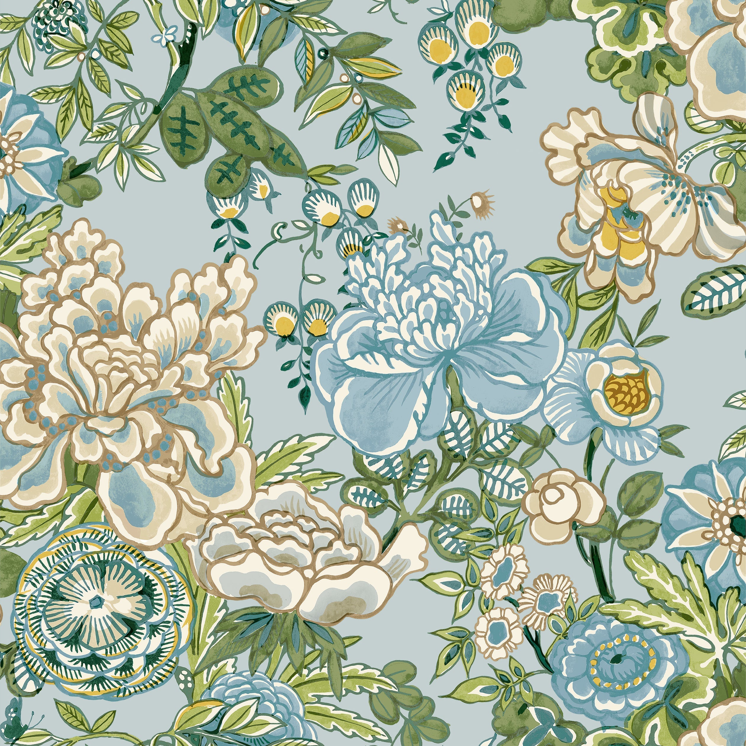 PEONY GARDEN - Spa Blue