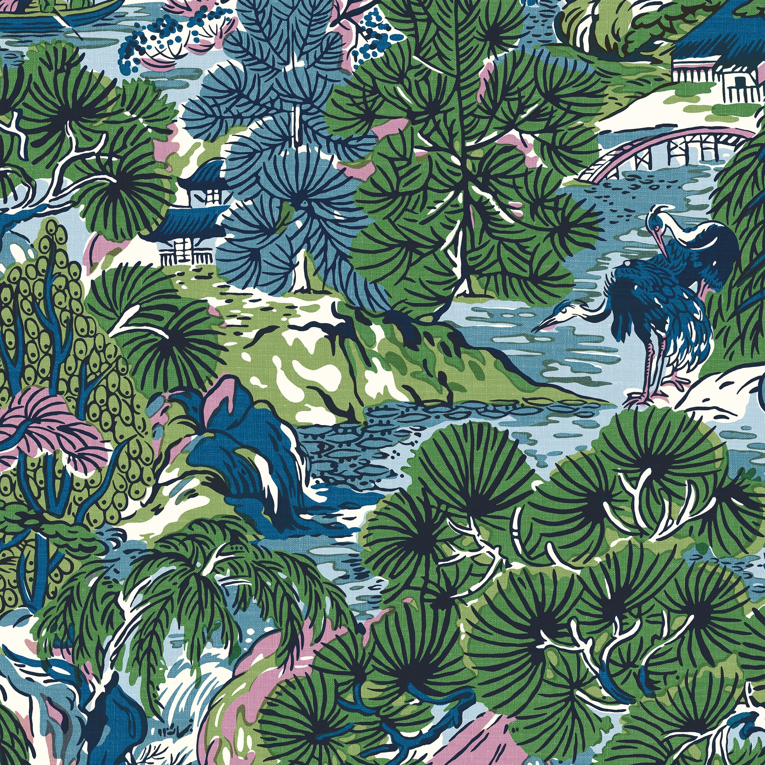 PAGODA TREES - Lavender and Blue