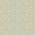 FRENCH LATTICE - Blue and Beige