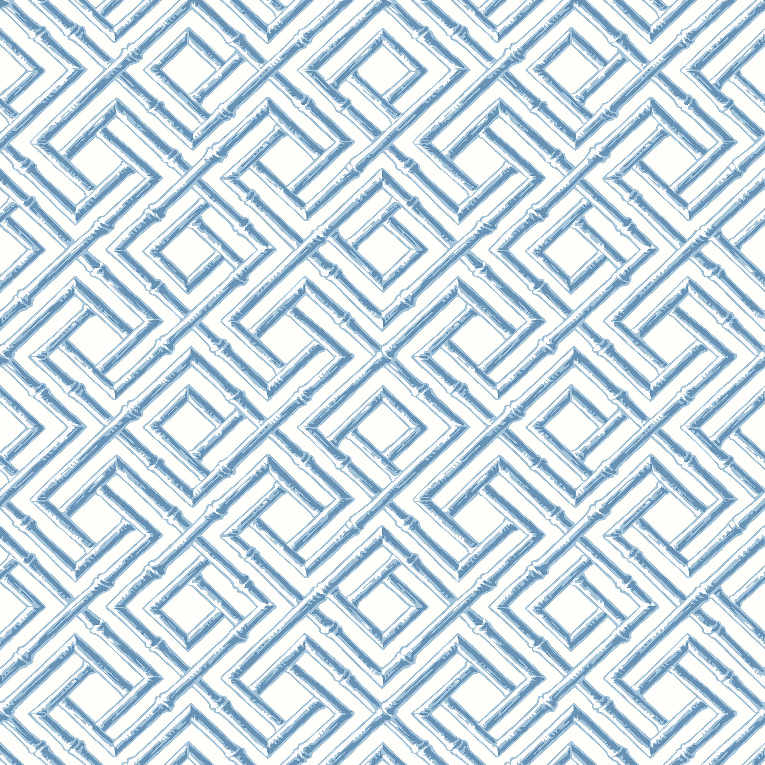 FRENCH LATTICE - Blue