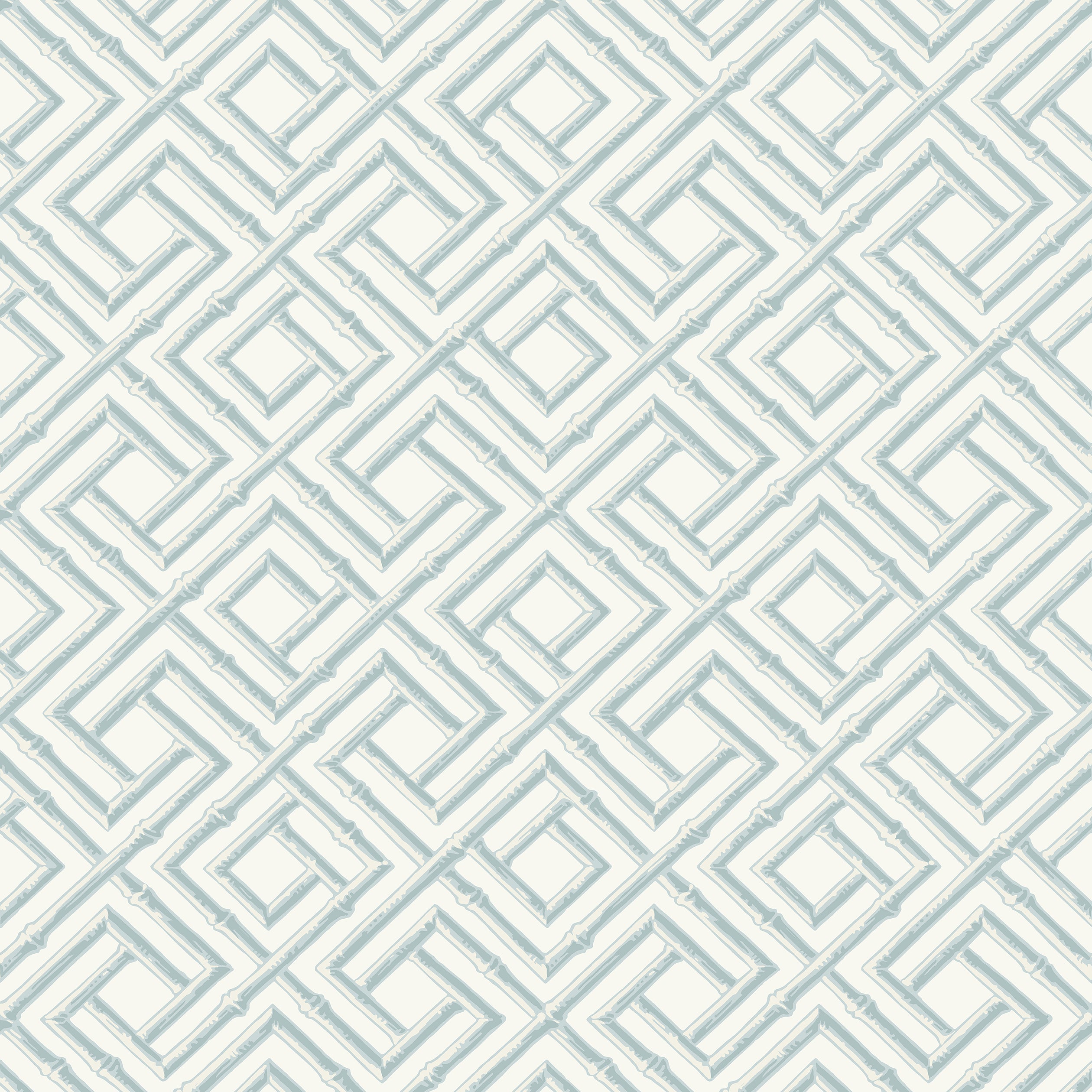 FRENCH LATTICE - Spa Blue