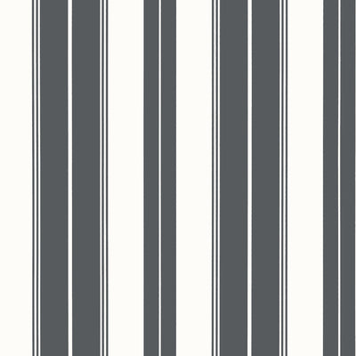NORFOLK STRIPE - Charcoal Black