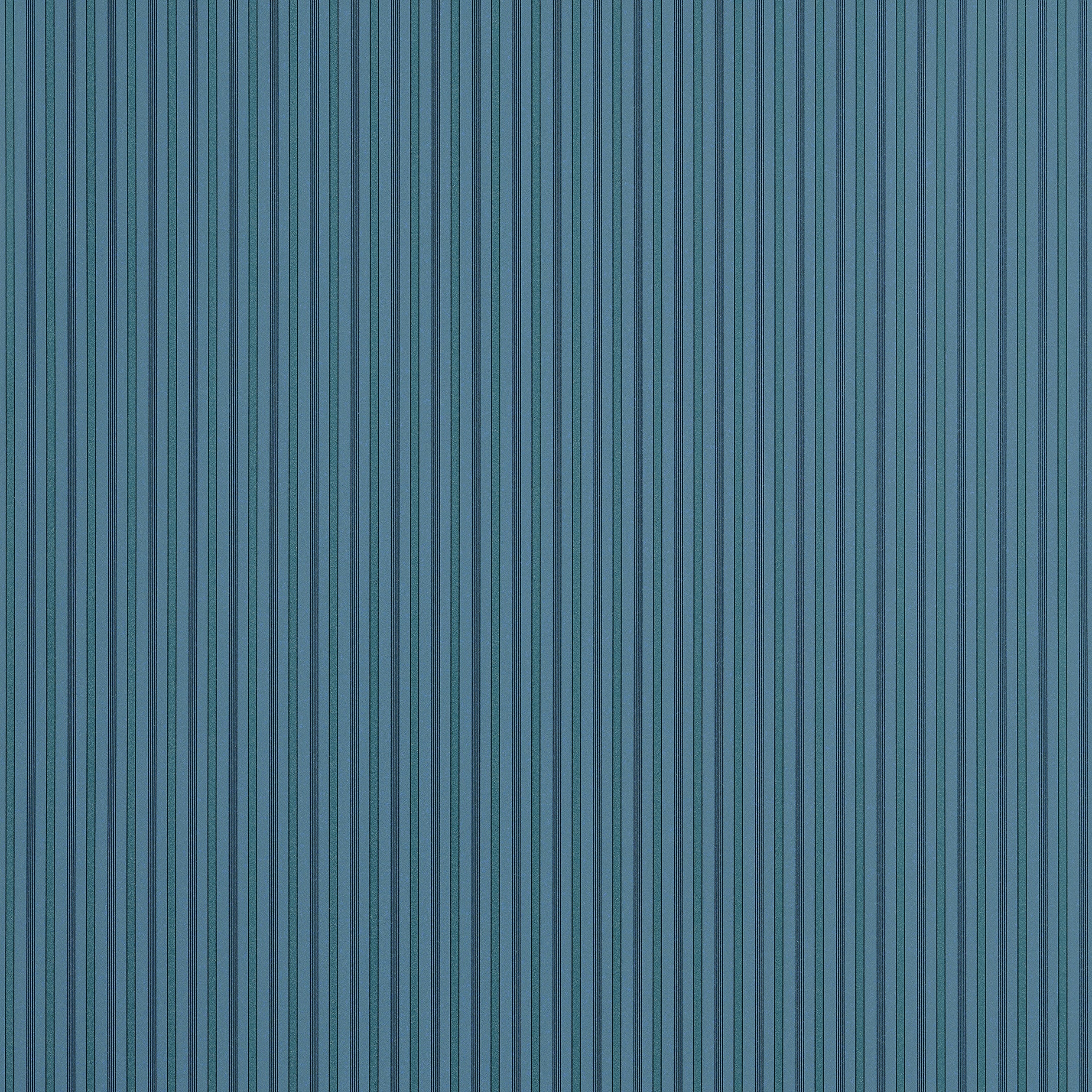 CONNER STRIPE - Peacock Blue
