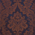 ARGENTINA DAMASK - Brown and Navy