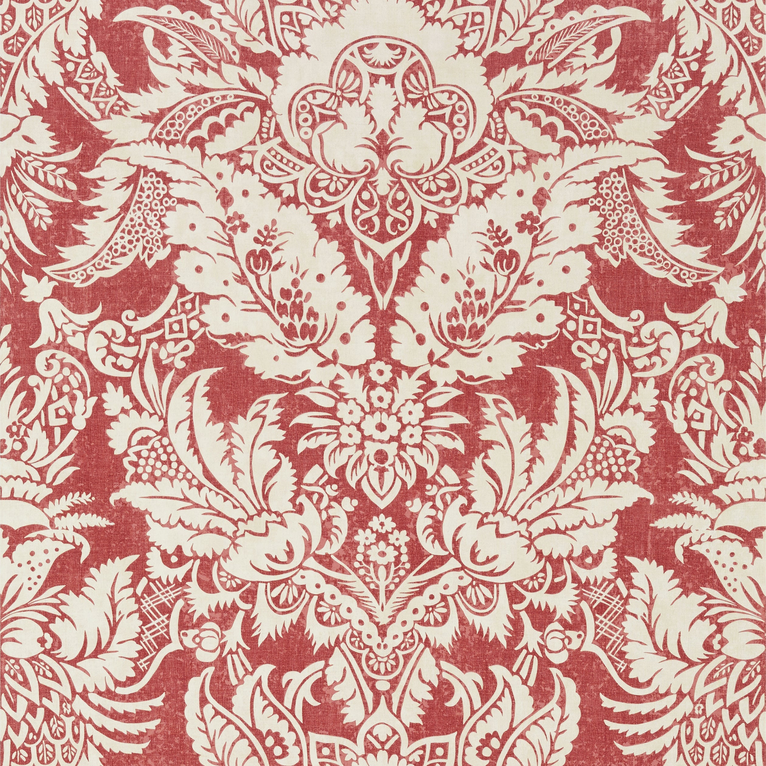 CHARDONNET DAMASK - Red
