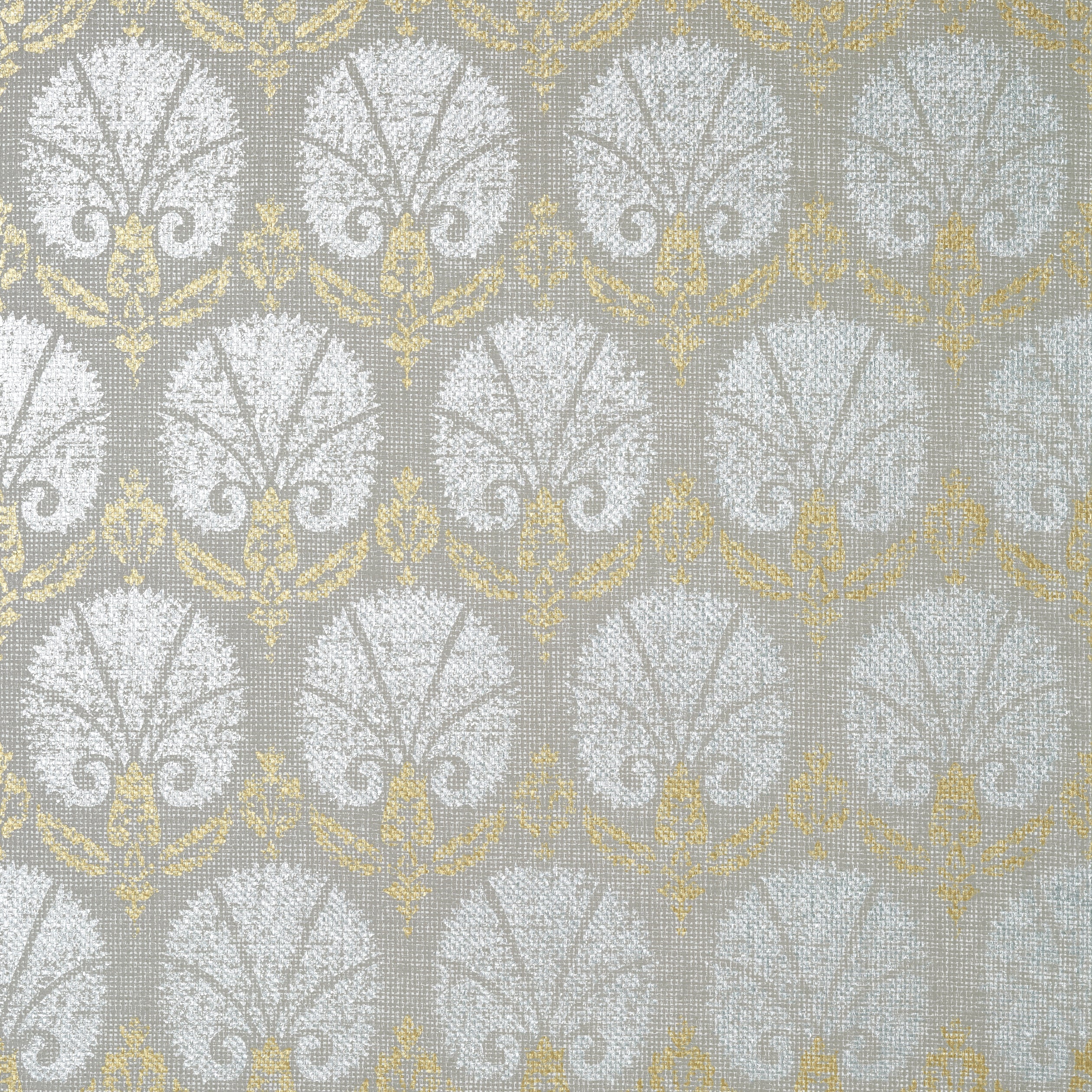 TURKISH DAMASK - Metallic Gold and Silver
