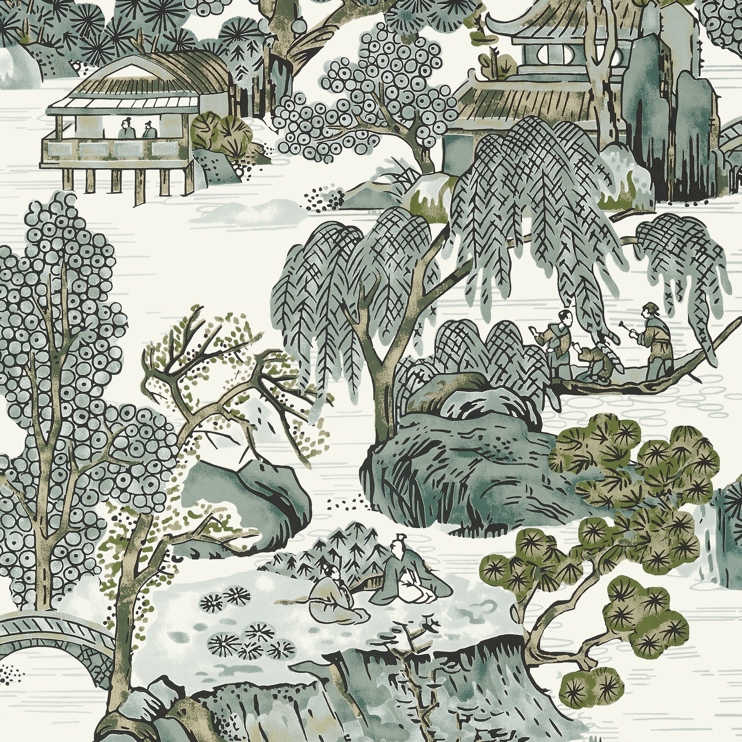 ASIAN SCENIC - Grey
