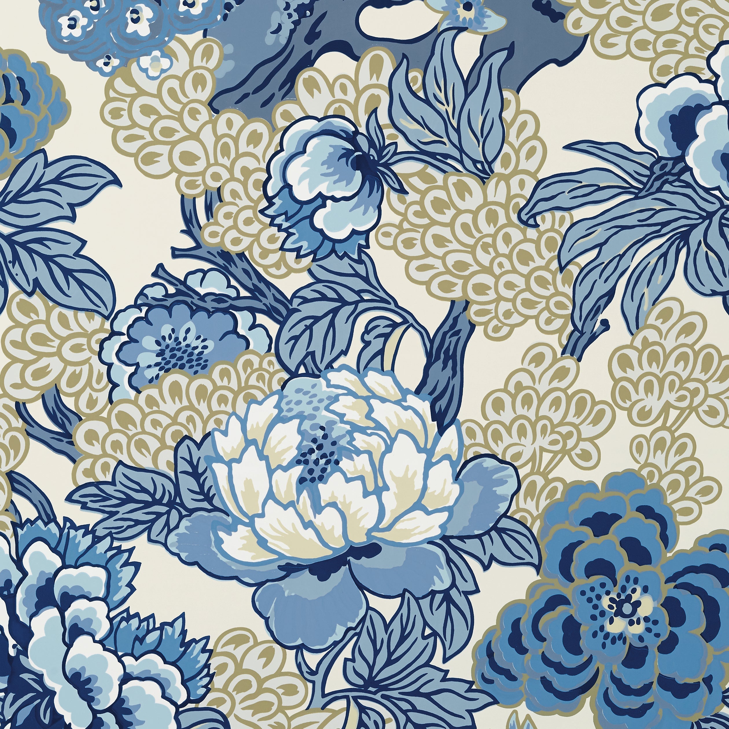 HONSHU - Blue and Beige