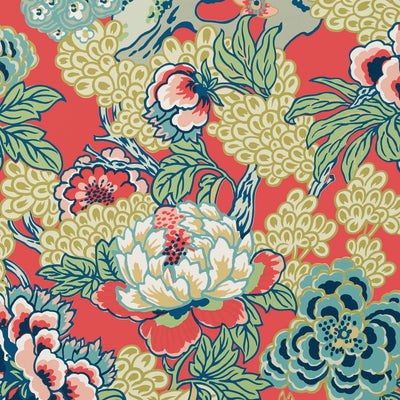 HONSHU - Coral and Green