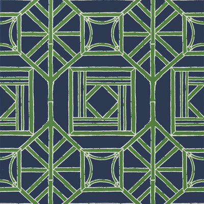SHOJI PANEL - Navy and Green