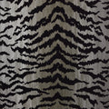 TIGER FLOCK - Black on Metallic Silver