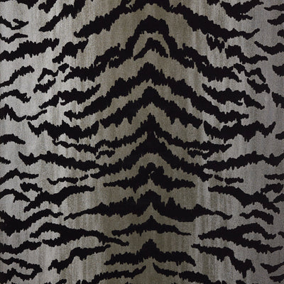 TIGER FLOCK - Black on Metallic Silver