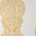ROWAN DAMASK - Metallic Gold on Silver