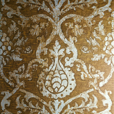 PRAVATA DAMASK - Sienna on Foil