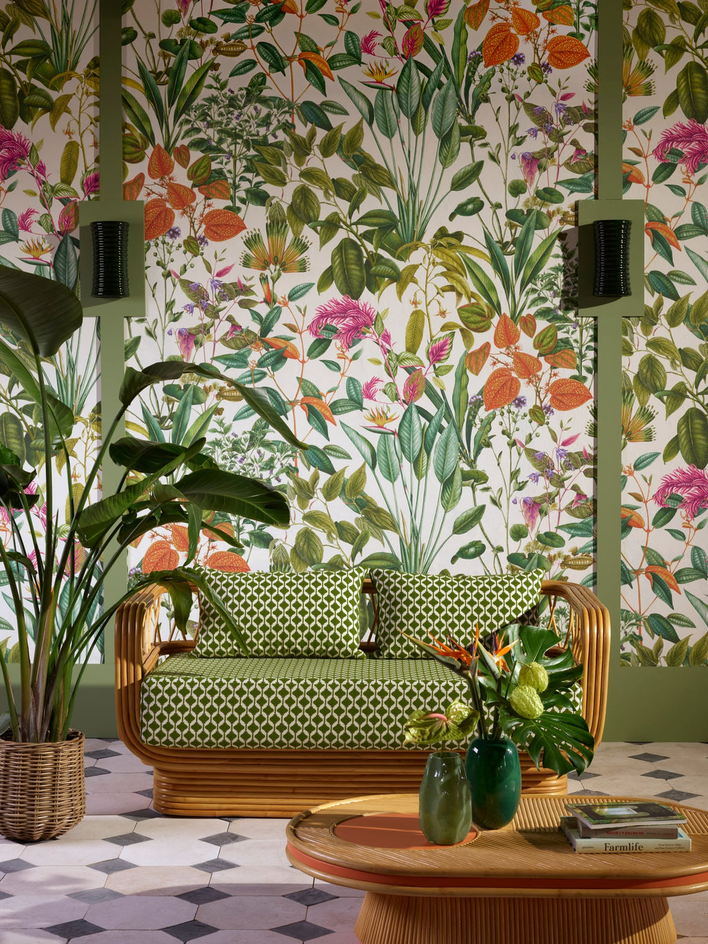 Fantaisie tropicale Vegetal - Jardin À La Française