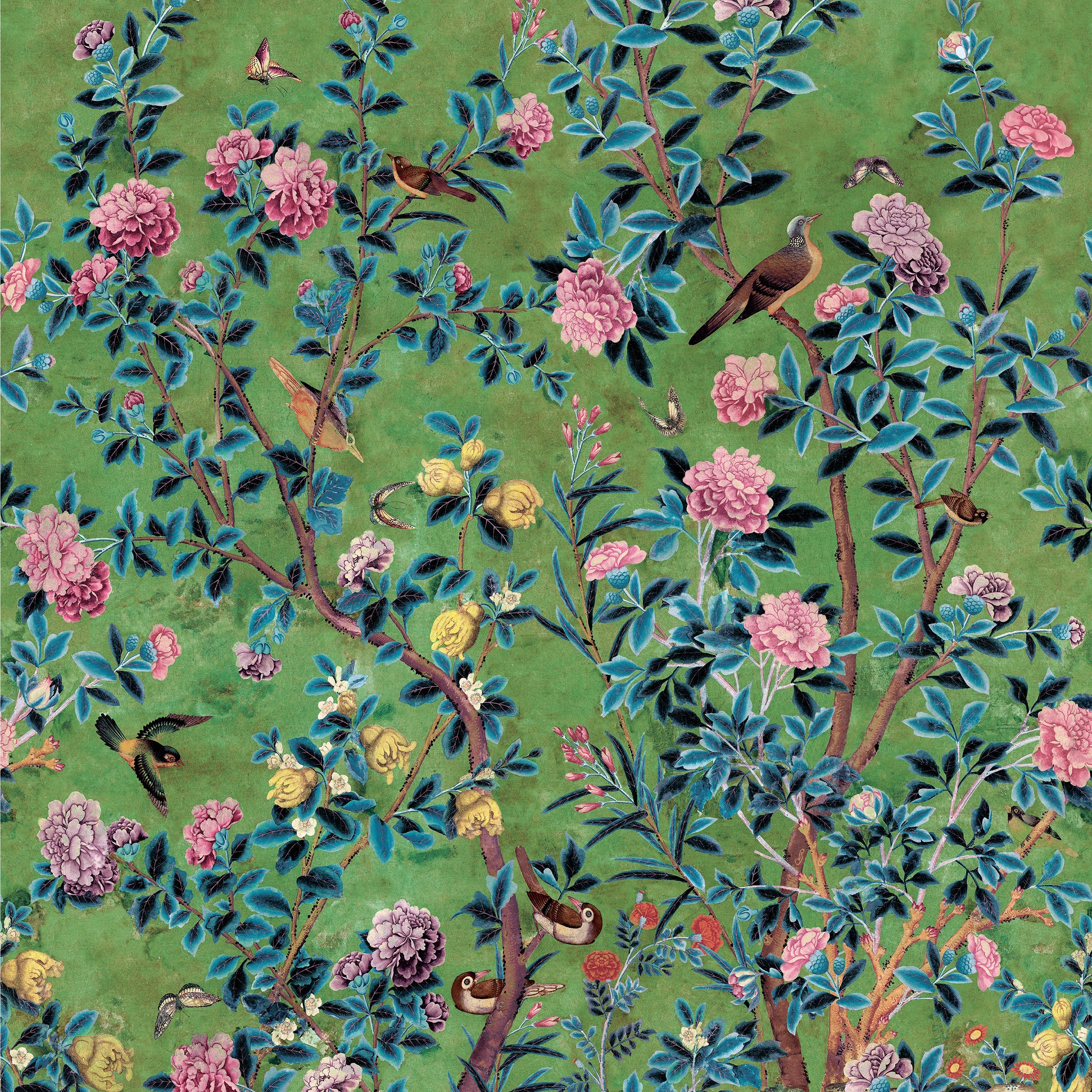 JARDIN BLOOM MURAL - Green