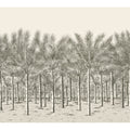PALM GROVE MURAL - Black Tea
