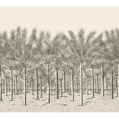PALM GROVE MURAL - Black Tea