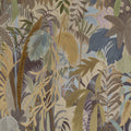 RAINFOREST MURAL - Neutral on Metallic