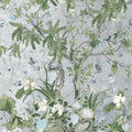WILD WISTERIA MURAL - Metallic Silver