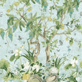 WILD WISTERIA MURAL - Spa Blue