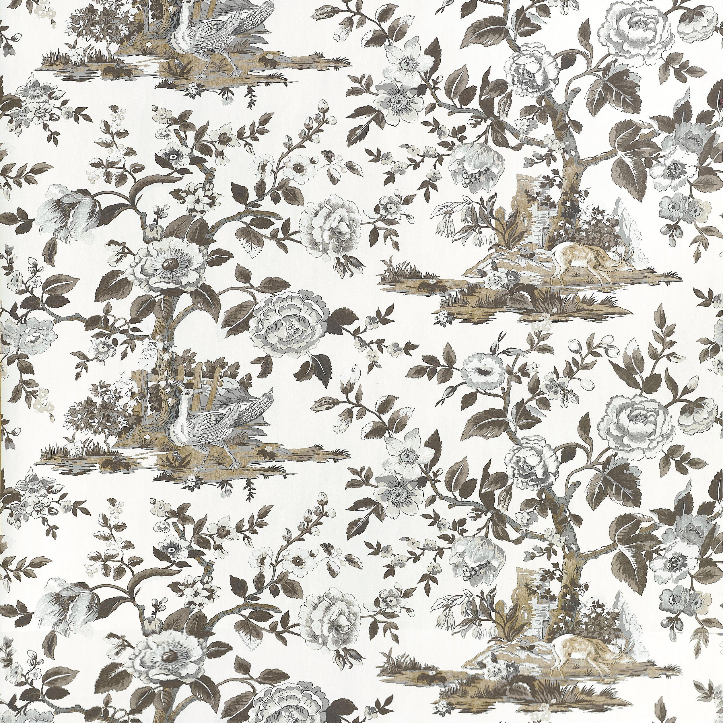 FOREST LODGE - Brown and White