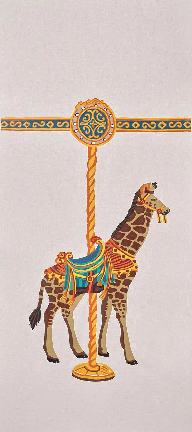 La girafe du carrousel Multicolore - Carrousel