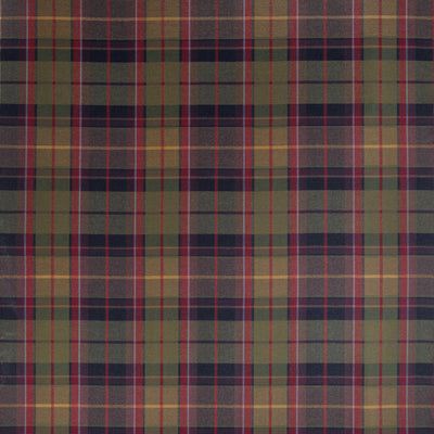 SCOT'S PLAID - Olive and Cranberry
