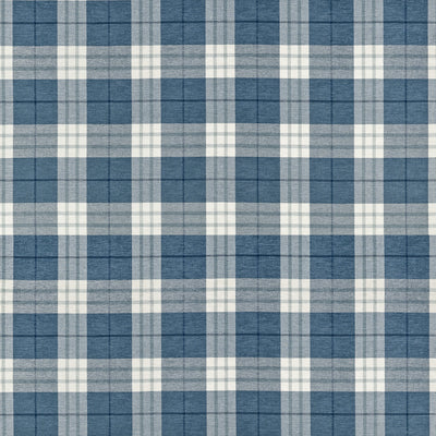 PERCIVAL PLAID - True Blue