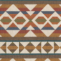 BERBER BLANKET - Ochre and Brown