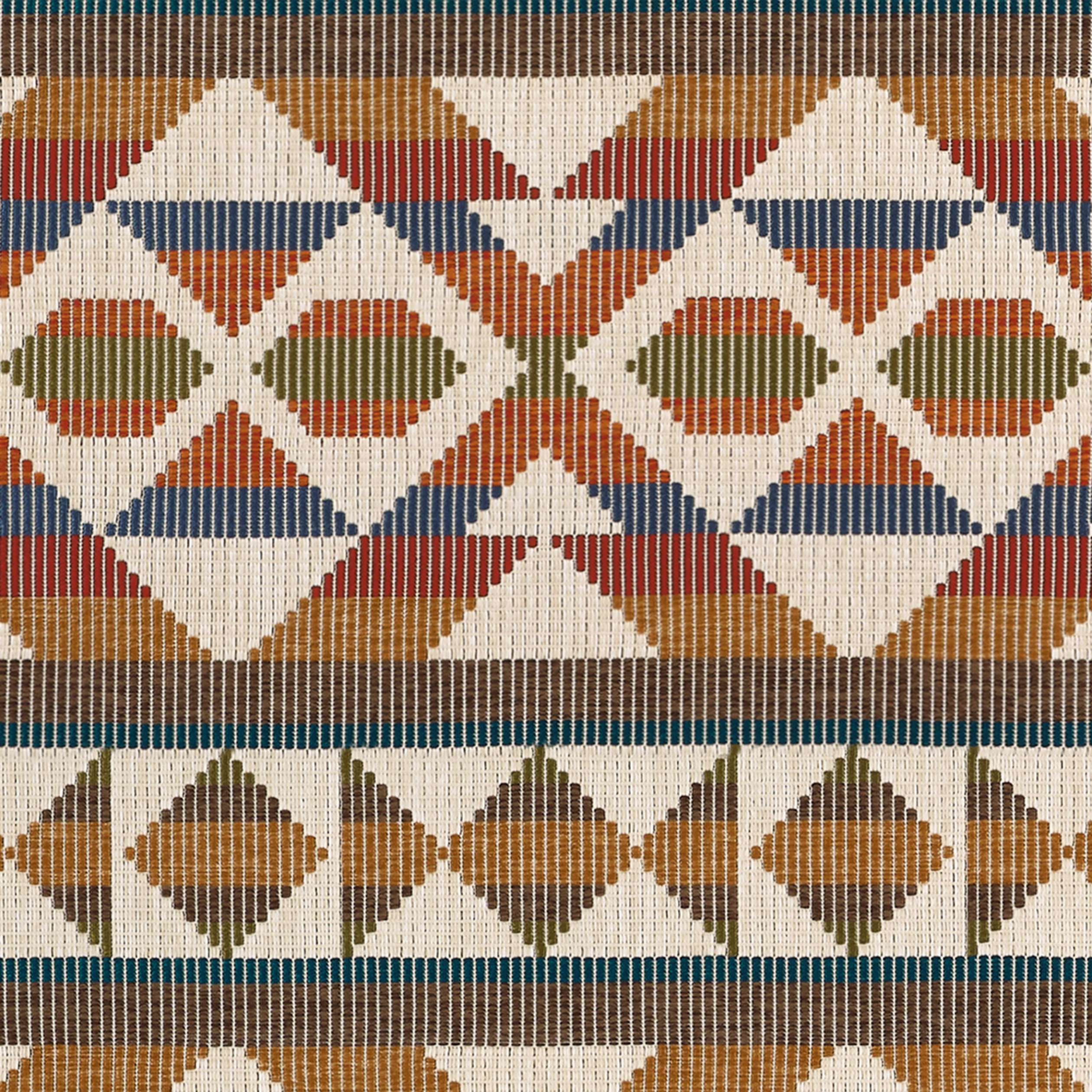 BERBER BLANKET - Ochre and Brown
